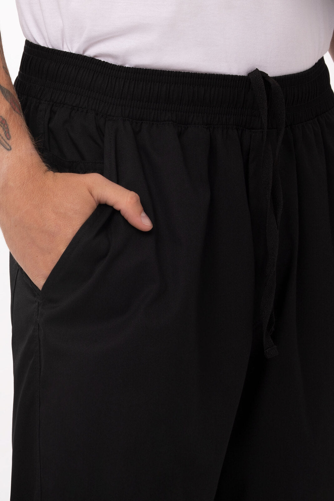Women's Bottoms: Lightweight Black XXL Baggy Pants by Chef Works