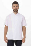 Men's Suits & Tuxedos: Springfield Men's White Zipper M Chef Jacket by Chef Works