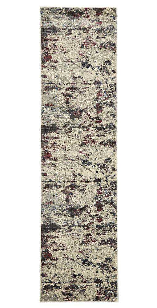 Floor Rugs: Dream Scape 860 Stone Runner By Rug Culture - 400x80cm RUNNER
