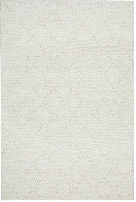 Floor Rugs: Huxley White Rug by Rug Culture-280X190CM - RECTANGLE