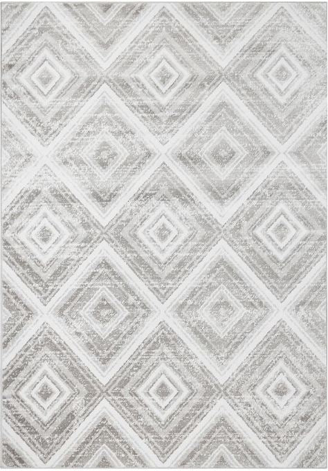 Floor Rugs: Metro 616 Silver by Rug Culture-230X160CM - RECTANGLE
