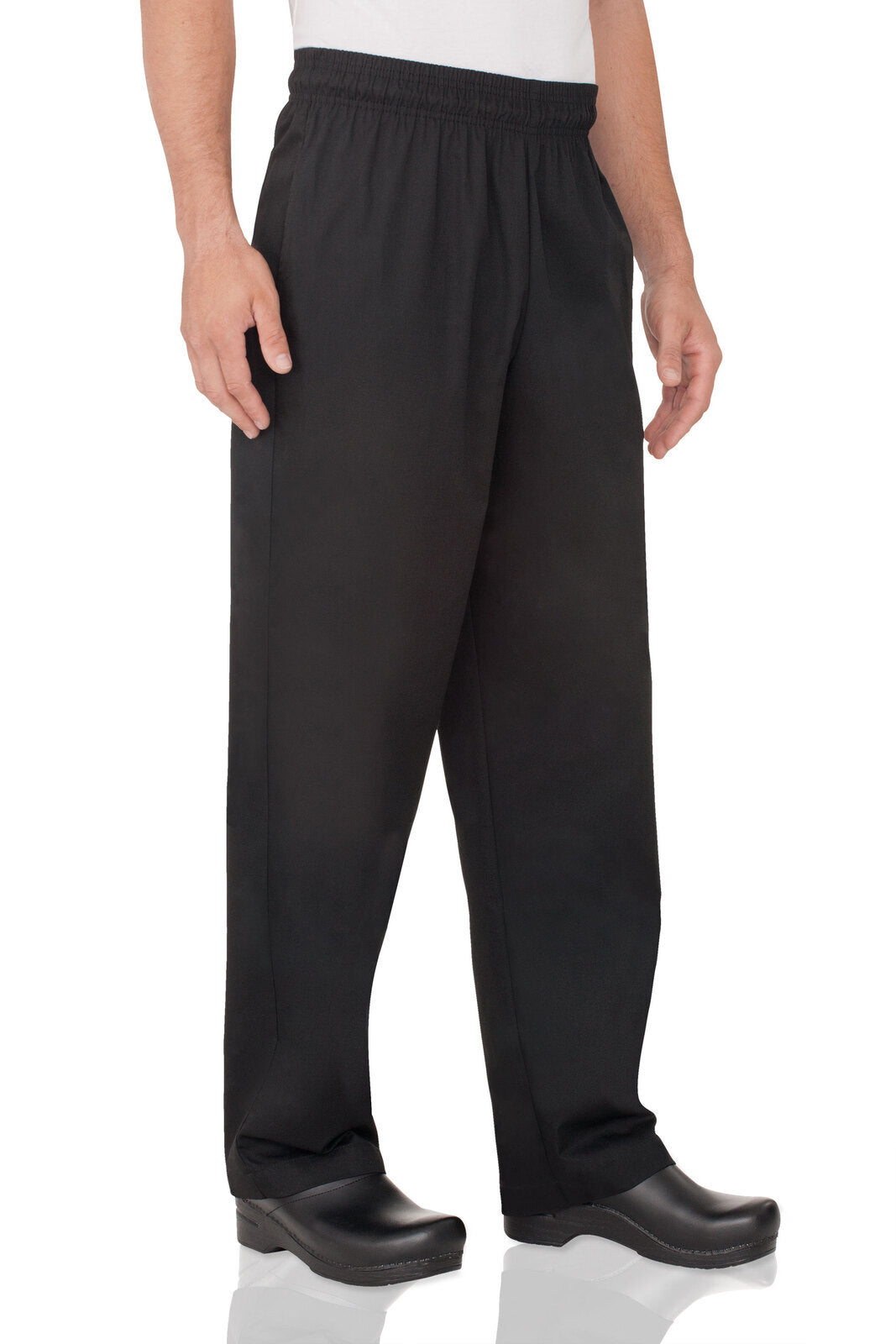 Men's Pants & Chinos: Essential Men's Black XL Baggy Chef Pants by Chef Works