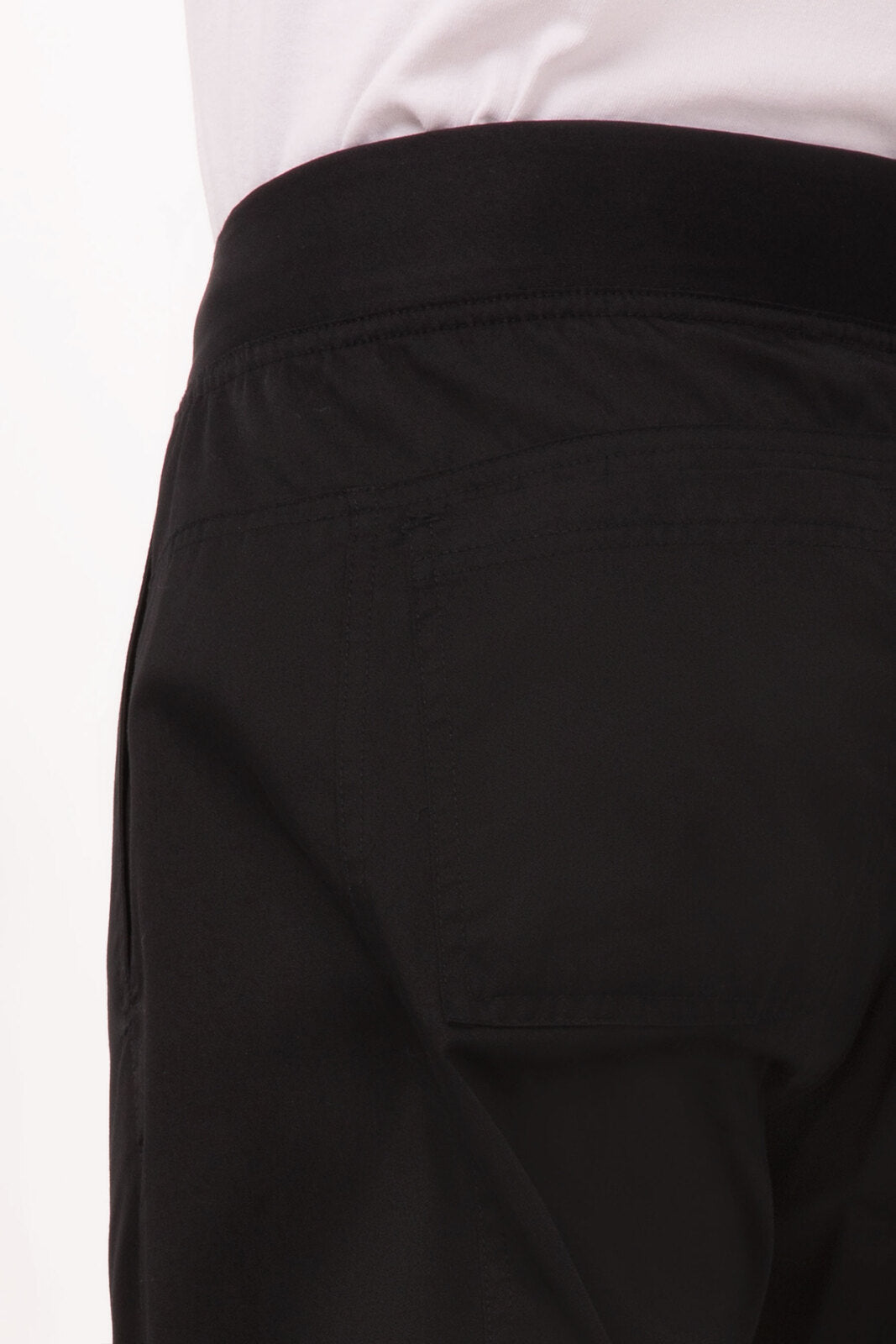 Men's Pants & Chinos: Lightweight Black M Slim Men's Chef Pants by Chef Works