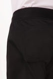 Men's Pants & Chinos: Lightweight Black M Slim Men's Chef Pants by Chef Works