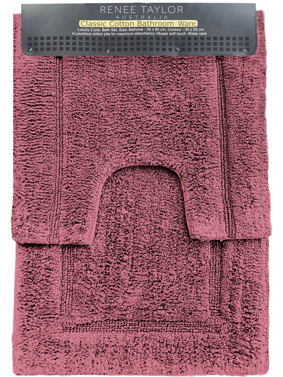 Bath Mats & Rugs: 2 Piece 2200 GSM Tufted Rosebud Bath Mat Set by Renee Taylor
