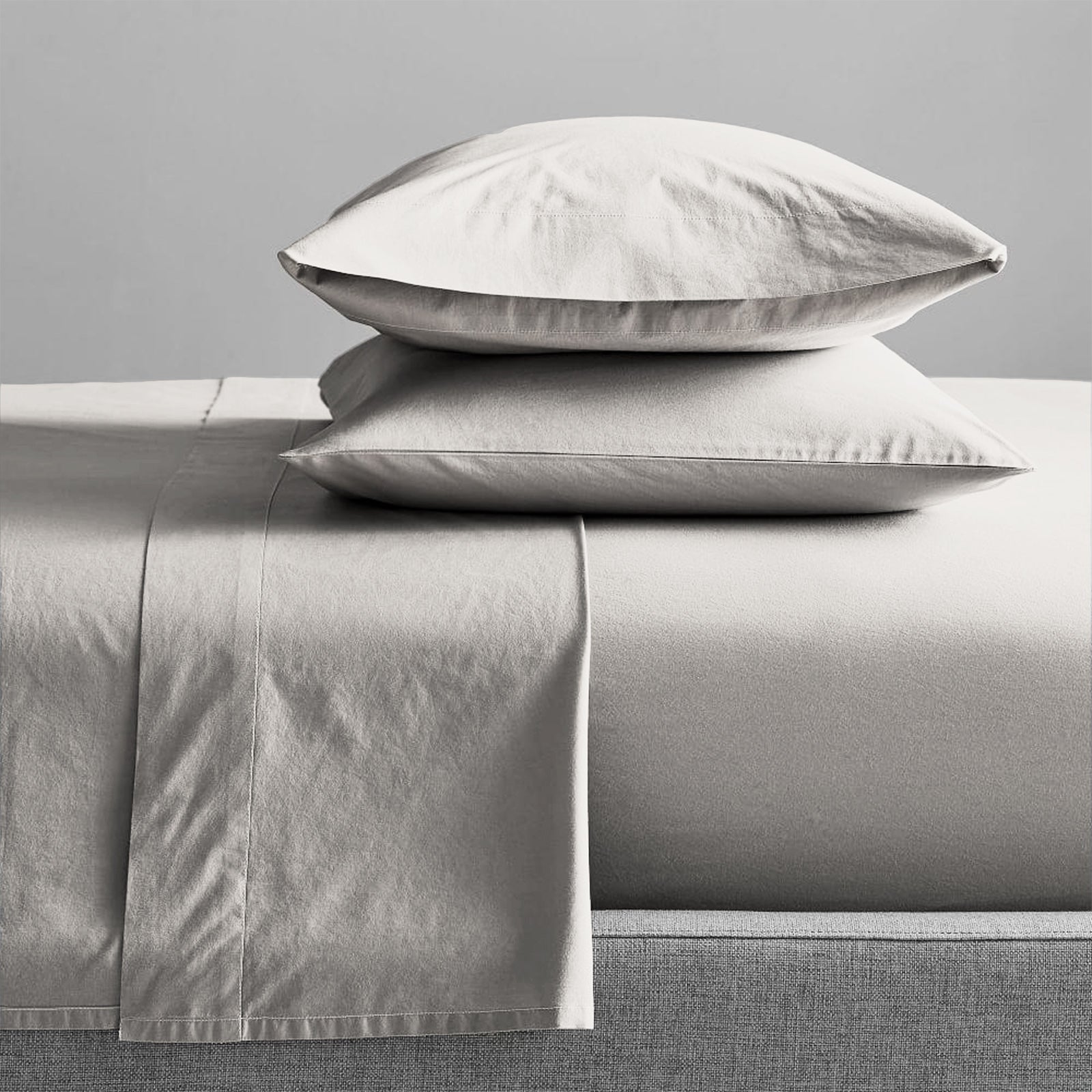 Bed Sheets: 300 Thread Count 100 % Organic Cotton Moonbeam Sheet Sets by Renee Taylor Split King