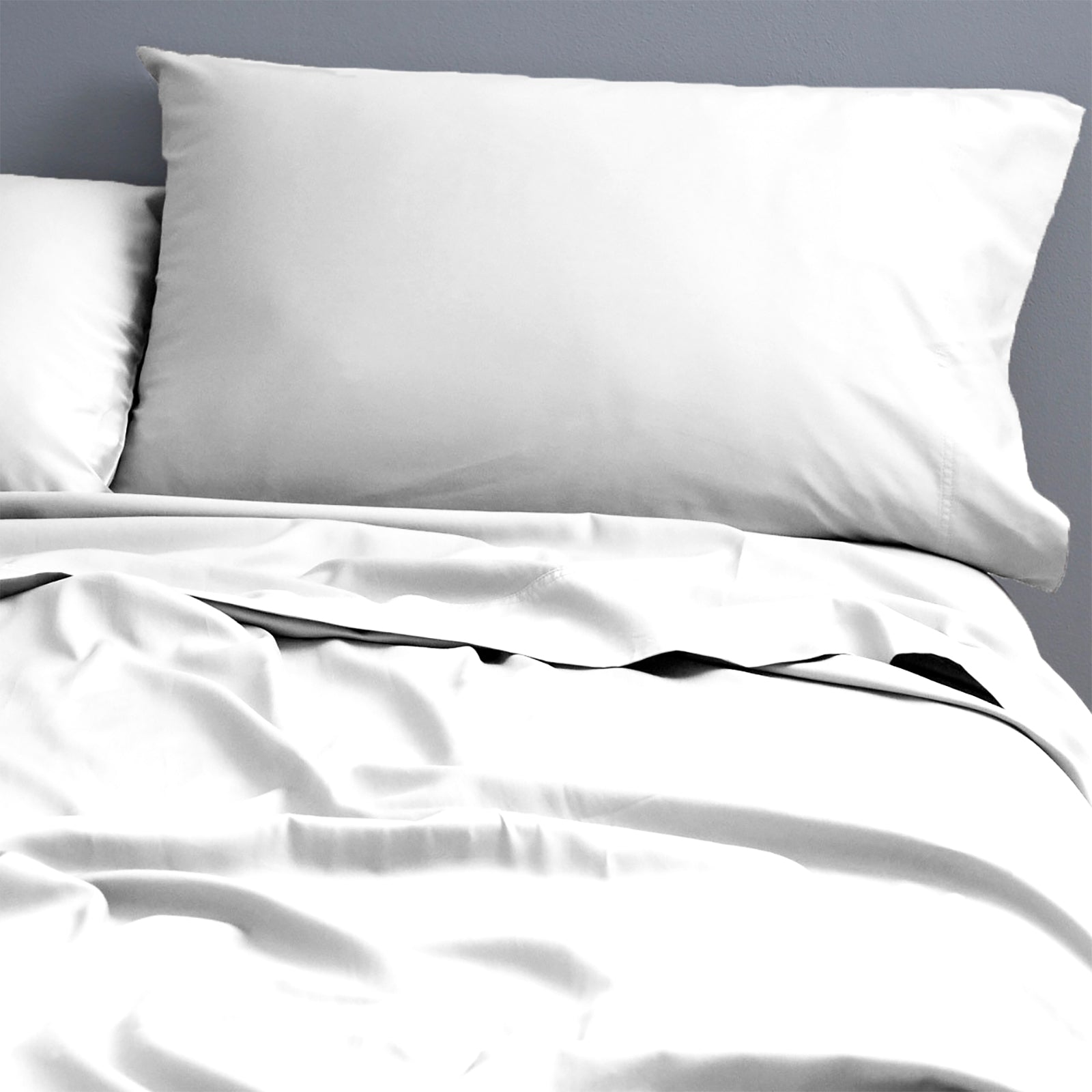 Bed Sheets: Natural Cotton 500 Thread Count White Sheet Set by Park Avenue King