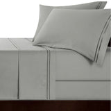 Bed Sheets: Strada Embroidered 1000 TC Egyptian Cotton Silver Charcoal Super King Sheet sets by Renee Taylor