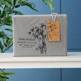 Aprons: 500 TC Bamboo Cotton Charcoal Split Head Queen Sheet Set by Park Avenue