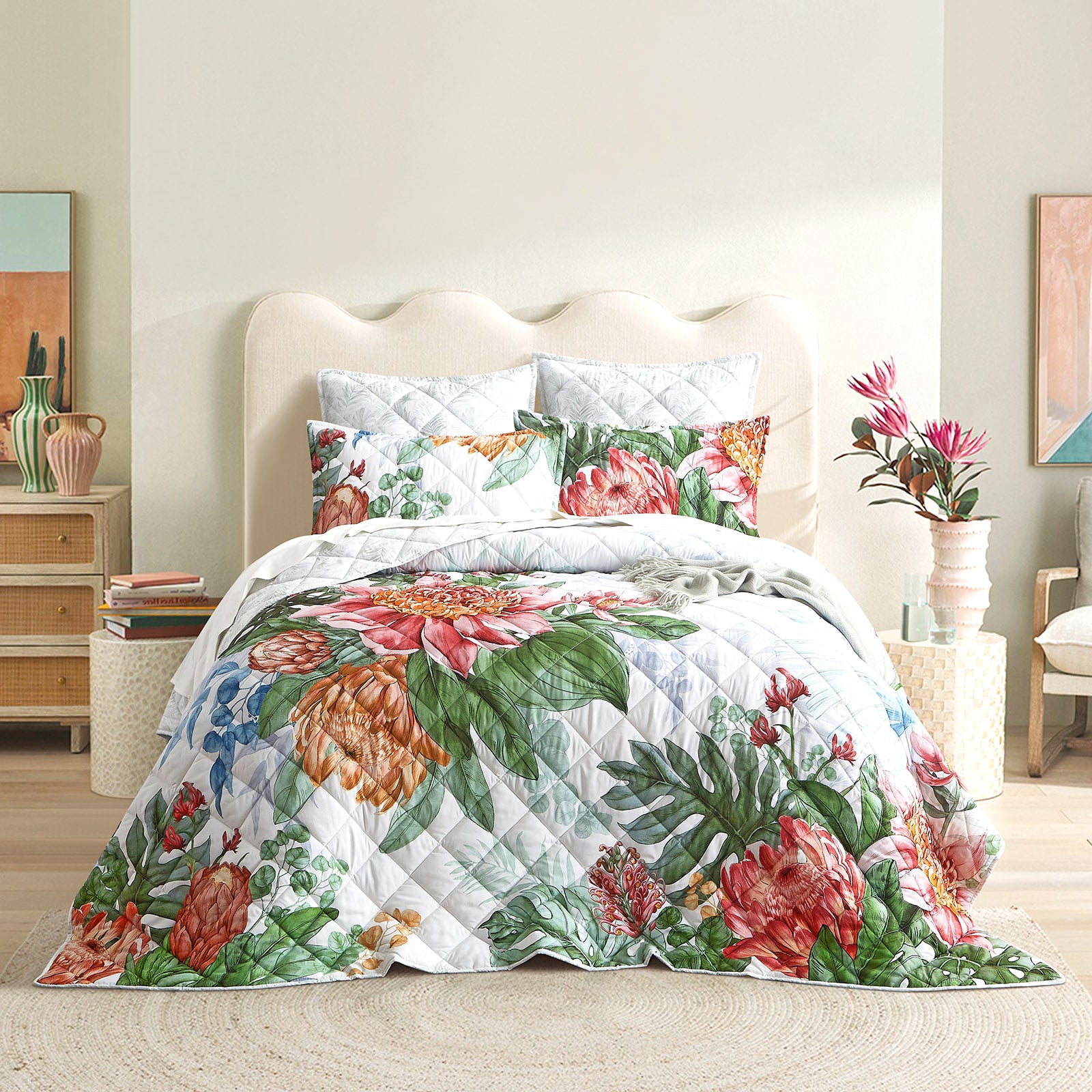 Arm Chairs & Recliners: Florence Quilted Reversible European Pillowcase by Renee Taylor