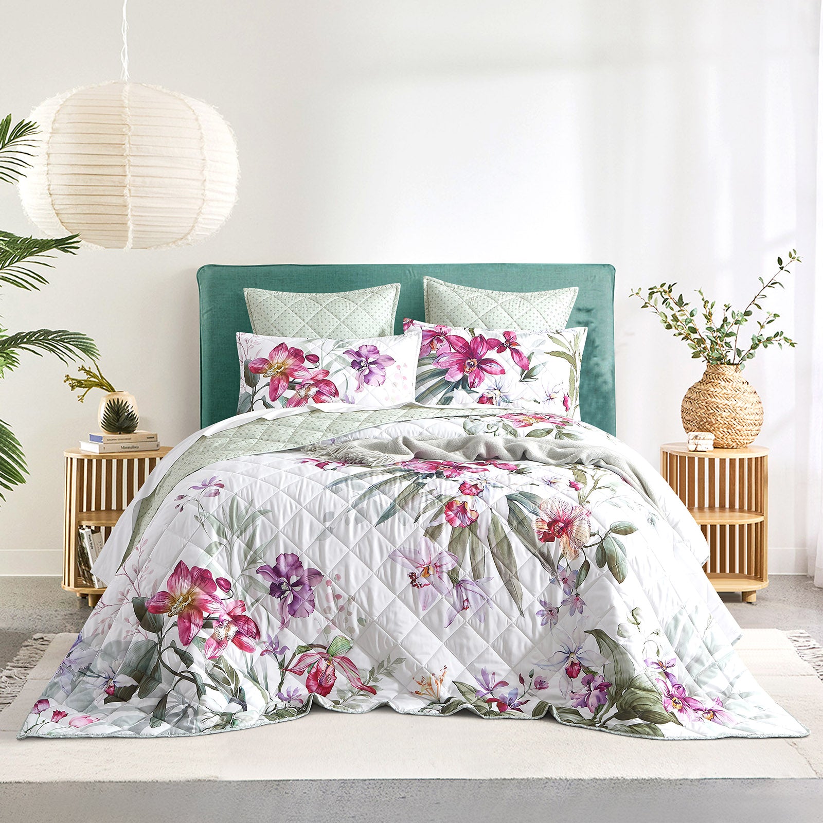Quilts & Duvets: Kashmir Quilted Reversible Super King Coverlet Set by Renee Taylor