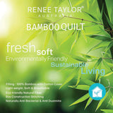 Quilts & Duvets: 400 GSM All Seasons Natural Bamboo Single Quilt by Renee Taylor