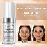 Cosmetics: ReviGLam TLM Colour Changing Liquid Foundation Hides Wrinkles & Lines, BB Cream Makeup Base Concealer Cover Moisturizing Fluid for all Skin Tone SPF15, Pack of 1