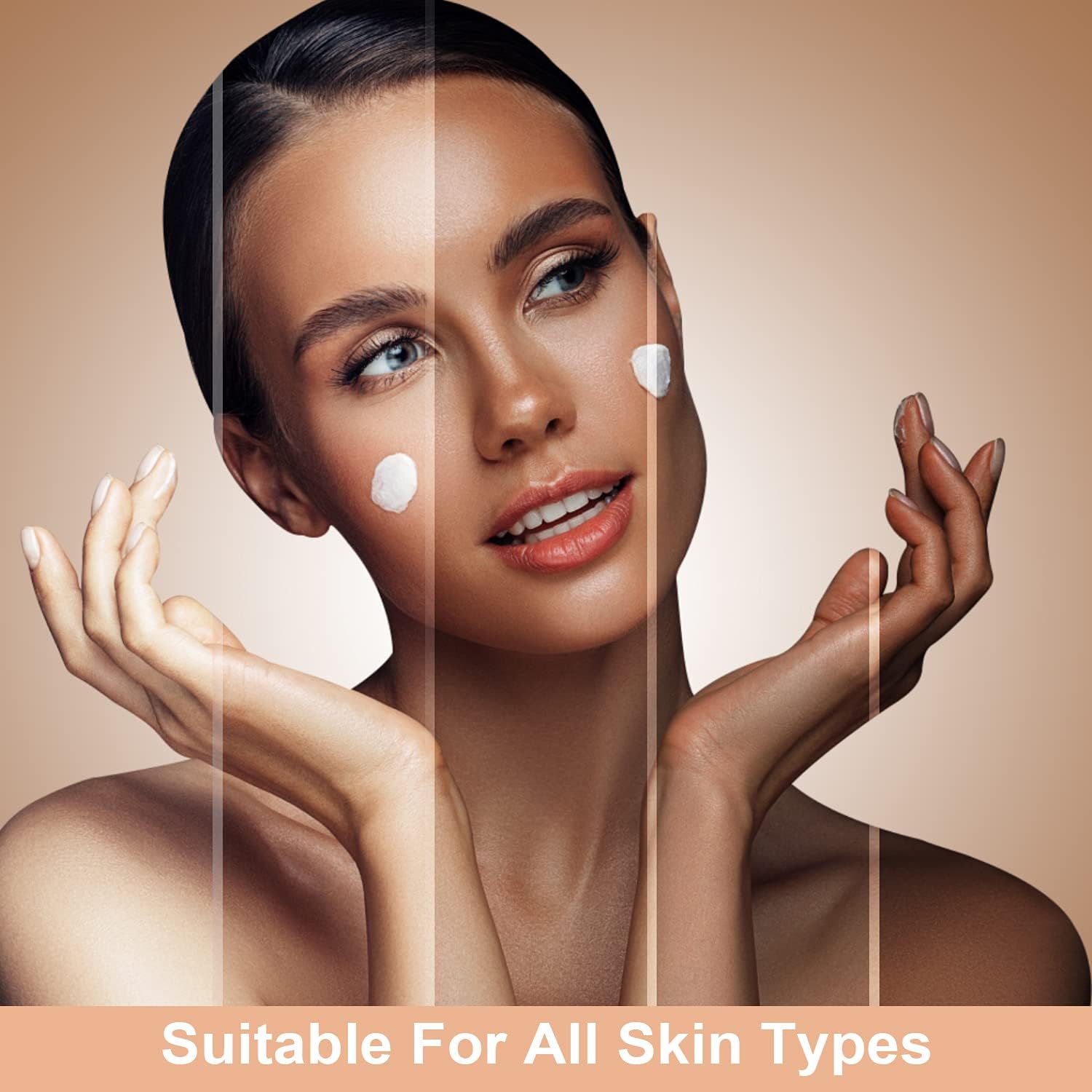Cosmetics: ReviGLam TLM Colour Changing Liquid Foundation Hides Wrinkles & Lines, BB Cream Makeup Base Concealer Cover Moisturizing Fluid for all Skin Tone SPF15, Pack of 1