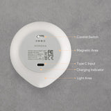 （Pack of 2）LED Motion Sensor Night Light Indoor, Cordless Battery Powered,Stick-on Warm White Light with Built-in Infrared Motion Detection, Sensor Light for Hallway,Bedroom