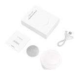 (Pack of 4）LED Motion Sensor Night Light Indoor, Cordless Battery Powered,Stick-on Warm White Light with Built-in Infrared Motion Detection, Sensor Light for Hallway,Bedroom