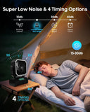 20000mAh Portable Camping Fan, Rechargeable Battery Operated Oscillating Camp Tent Fan W/Remote control, 4 Speeds, LED lights & 360° Rotation Hook for Outdoor RV Travel Green