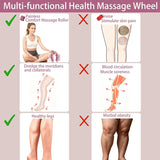 Lymphatic Drainage Massager,Cellulite Massage Roller,Body Sculpting Machine，Thighs Massager, Manual Leg Roller，Relaxing Muscles,360 °28 Wheels Anti Cellulite Roller for Legs (PURPLE)