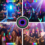 16PCS Foam Glow Sticks, Foam Light Up Sticks with 3 Modes Colorful Flashing, Glow Stick Bulk Party Pack, Glow in Dark Party Supplies, LED Foam Sticks Bulk for Wedding, Raves, Concert, Halloween