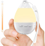 3 in 1 Smart Sound Machine, White Noise Machine with Noise Detection, Night Light, Bluetooth Speaker, Rechargeable Battery, 26 Soothing Sounds and Portable Design for Kids & Adults