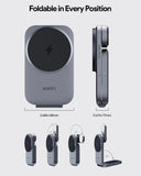 Phone Chargers: Aukey MagFusion Z Qi2 3-in-1 Foldable Magnetic Fast Wireless Charging Station (LC-MC312)