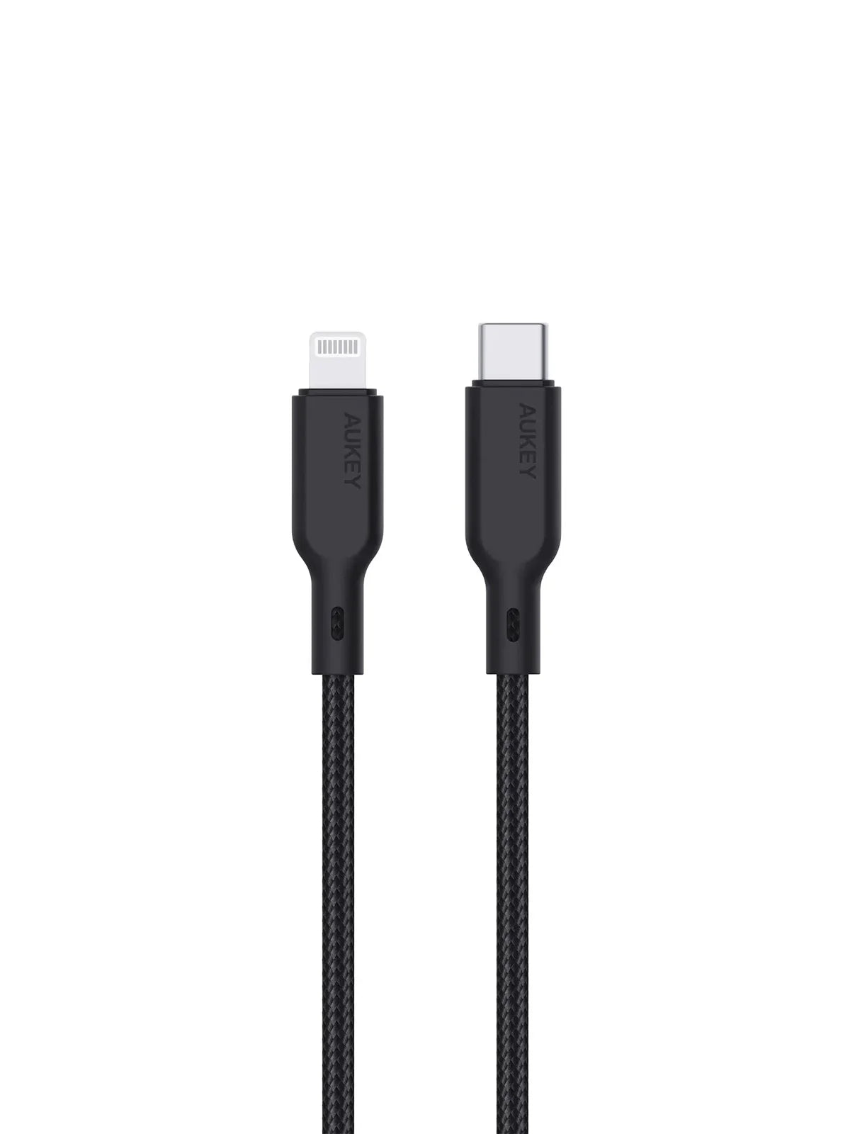 Keyboards & Accessories: Aukey Circlet CL 1m Aramid Fiber Core USB-C TO Lightning Black (CB-KCL1)