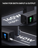 Power Banks & Chargers: Aukey Sprint X 27.6K 140W 27,600mAh Portable Power Bank with PD3.1 (PB-Y45)