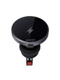 Phone Chargers: Aukey MagLink Dash Magnetic Fast Wireless Charging Phone Mount (HD-MC13)