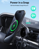 Phone Chargers: Aukey MagLink Dash Magnetic Fast Wireless Charging Phone Mount (HD-MC13)