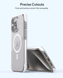 Automotive Decor: Aukey Urban Guard  Magnetic Hard-Shell iPhone 15 Pro Max Phone case - Transparent (TM11D)