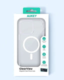 Phone Cases & Screen Protectors: Aukey Clearview Magsafe iPhone 15 Pro Phone case - Transparent (TM10C)