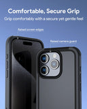Phone Cases & Screen Protectors: Aukey Urban Guard Elite Magnetic Hard-Shell iPhone 15 Pro Max Phone Case - Dark Gray (UG10D)