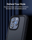 Phone Cases & Screen Protectors: Aukey Urban Guard Elite Magnetic Hard-Shell iPhone 15 Pro Max Phone Case - Dark Gray (UG10D)