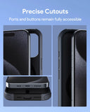 Phone Cases & Screen Protectors: Aukey Urban Guard Elite Magnetic Hard-Shell iPhone 15 Pro Max Phone Case - Dark Gray (UG10D)