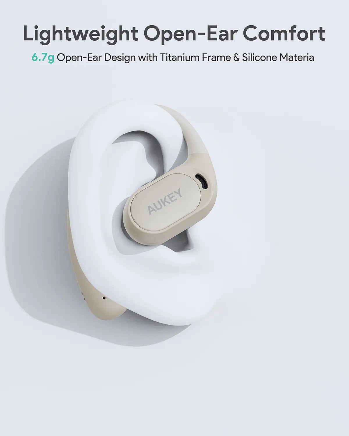 In Ear Headphones & Earbuds: Aukey Open-Ear True Wireless Earbuds BEYOND SPORTS (EP-S1)