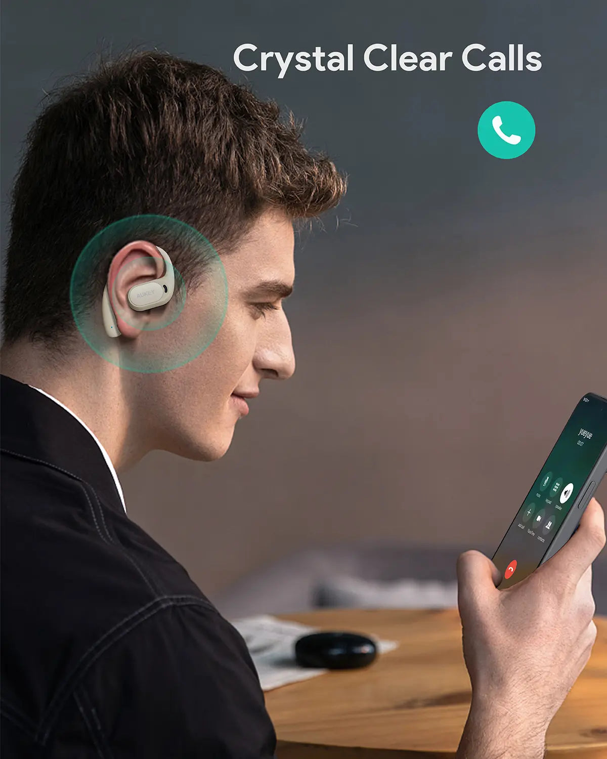 In Ear Headphones & Earbuds: Aukey Open-Ear True Wireless Earbuds BEYOND SPORTS (EP-S1)