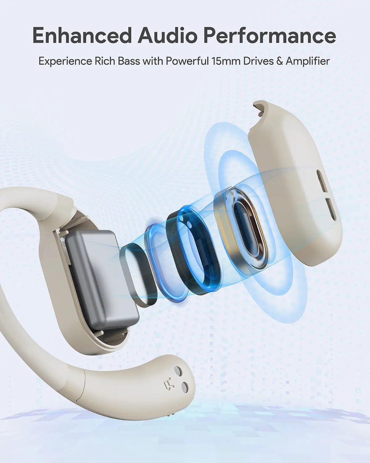 In Ear Headphones & Earbuds: Aukey Open-Ear True Wireless Earbuds BEYOND SPORTS (EP-S1)