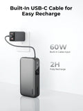 Automotive Repair & Speciality Tools: Aukey Spark Sling 20000 Compact Fast Charging Power Bank with Built-in USB-C Cable (PB-Y48)