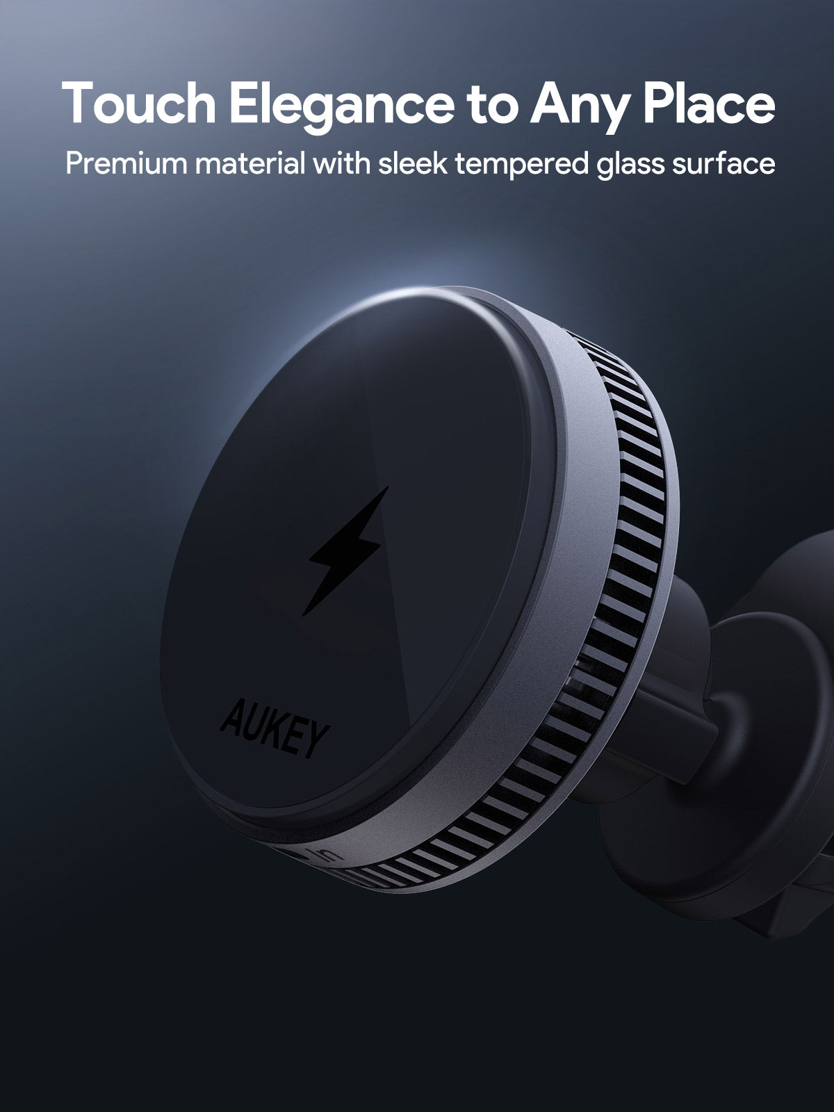 Phone Chargers: Aukey MagFusion Dash Pro Qi2 Magnetic Fast Wireless Charging Phone Mount with Active Cooling (HD-MC13A)