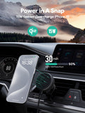 Phone Chargers: Aukey MagFusion Dash Pro Qi2 Magnetic Fast Wireless Charging Phone Mount with Active Cooling (HD-MC13A)