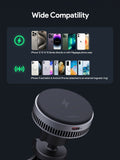 Phone Chargers: Aukey MagFusion Dash Pro Qi2 Magnetic Fast Wireless Charging Phone Mount with Active Cooling (HD-MC13A)