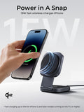 Phone Chargers: Aukey MagFusion L Qi2 Foldable 2 In 1 Magnetic Wireless Charger (LC-MC211)