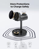 Phone Chargers: Aukey MagFusion 3-in-1 Qi2 Magnetic Fast Wireless Charging Station (LC-MC311)