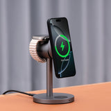 Phone Chargers: Aukey MagFusion 3-in-1 Qi2 Magnetic Fast Wireless Charging Station (LC-MC311)