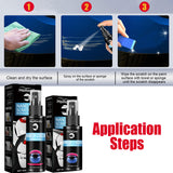 Homonth Scratch Repair Spray, Automotive Scratch Reconditioning Cleaning Repair Maintenance Brightening Care Paint Spray