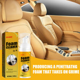 EELHOE Car Steering Wheel Foam Cleaner, Leather Seat Supplies, Decontamination, Multi-functional Interior Cleaner