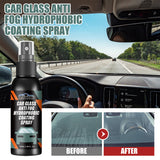 Rayhong Car Windshield Spray, Windshield Rearview Mirror Cleaning, Stain Removal, Hydrophobic Water Repellent, Anti-Fog Agent