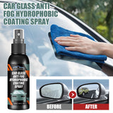 Rayhong Car Windshield Spray, Windshield Rearview Mirror Cleaning, Stain Removal, Hydrophobic Water Repellent, Anti-Fog Agent