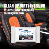 Rayhong 3in1 Car Leather Cleaning Wipes, Seat Interior Cleaning Wipes Wash And Decontaminate Without Water
