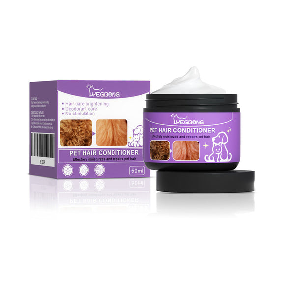 Yegbong Pet Hair Conditioner, Fluffy Soft Not Knot Pet Pet Hair Clean Nursing Hair Cream